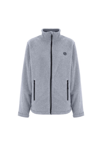 Discovery Expedition D5wm-swt3301 Gri Dik Basic Erkek Polar Sweatshırt Gri Melanj