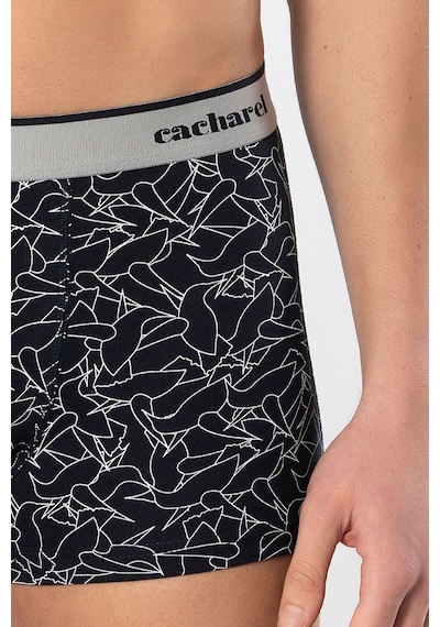 Cacharel Erkek Desenli Likralı Boxer 3'lü Paket 1339/lacivert 7 Lacivert