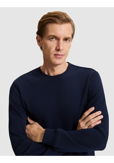 Pierre Cardin Lacivert Regular Fit Basic Sweatshirt 50334023 Vr033