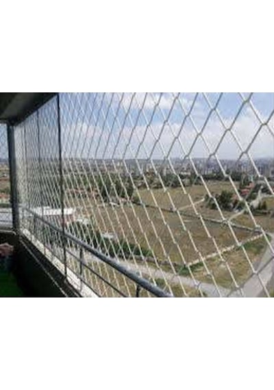6 Mm 1,50 X 6 Metre Balkon Güvenlik Filesi Çocuk Emniyet Ağı Merd