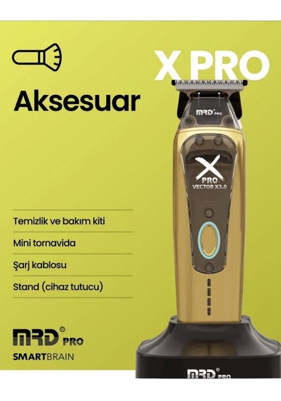 Mrd Gmt-999 Pro-x 3.0 Profesyonel Sakal Kesme Makinesi Gold