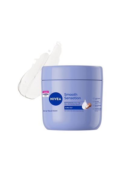 Nivea Smooth Sensation El & Vücut Bakım Kremi 400 Ml - 6 Adet Tarı