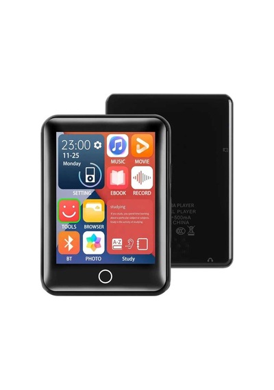 Dokunmatik Ekranlı Bluetooth Lu Mp3 Mp4 Player Dahili Hoparlör Müzik Çalar 4gb Hafızalı Mp Player