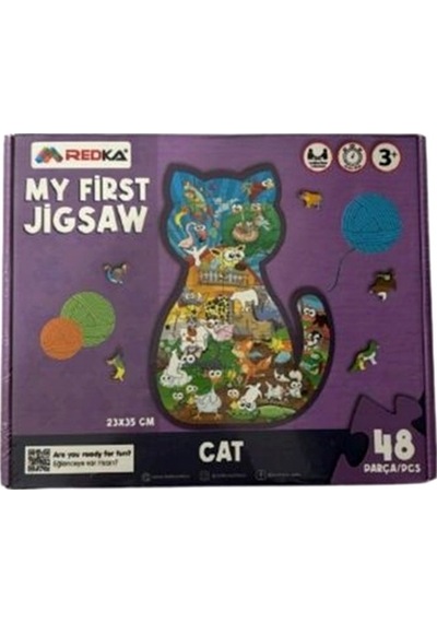 Redka My First Jigsaw Kedi Puzzle 48 Parça