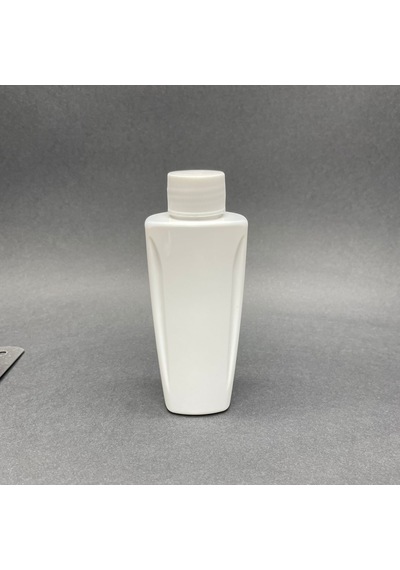100 Cc Beyaz Sert Pet Şişe - Beyaz Kapaklı- 100ml Kozmetik Pet Ş
