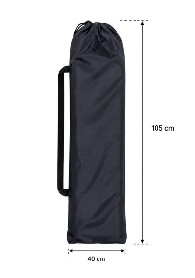Beylini Lastikli Kamp Sandalyesi Kılıfı Omuz Askılı Piknik Plaj Piknik Katlanır Sandalye Taşıma Çantası Paraşüt Kumaş 40 X 105 Cm Lacivert