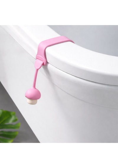 Klozet Kapağı Hijyen Aparatı 2 Adet Pembe Plastik Diğer