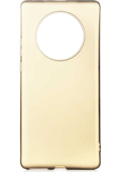 Huawei Mate 40 Pro Kılıf Zore Premier Silikon Kapak Gold