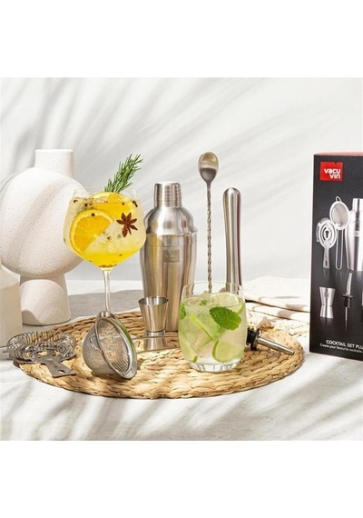 Vacu Vin Kokteyl Seti Xl 7 Parça , Kutulu Çok Renkli