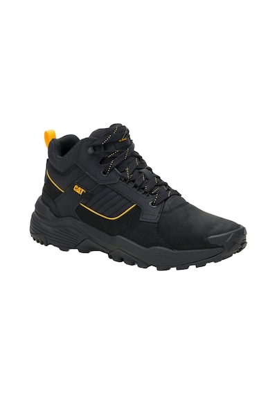 Caterpıllar Caterpillar Grapple Leather Mıd Erkek Siyah Bot 001