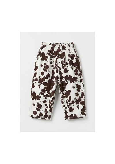 Poala Kids Beyaz Kamuflaj Balloon Jeans Çok Renkli