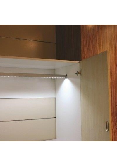Gürçay Led Işıklı Dolap Içi Askı Borusu Pilli 121-150 Cm