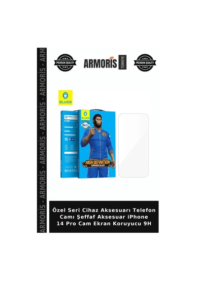 Özel Seri Cihaz Aksesuarı Telefon Camı Şeffaf AksesuarApple iPhone Uyumlu 14 Pro Cam Ekran Koruyucu 9h