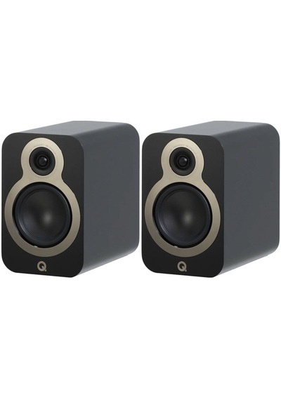Q Acoustics Q 3030c Satin Black Raf Tipi Hoparlör Çift ı