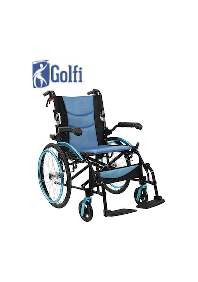 Golfi G503 Refakatçi Tekerlekli Sandalye Hafif Yaşlı Sandalyesi