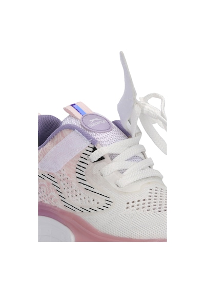 Slazenger Nıtro Kız Çocuk Beyaz / Lila Günlük Spor Ayakkabısı