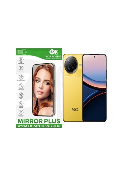 Poco F7 Ultra İle Uyumlu Esnek Ayna Mirror 9h Nano Ekran Koruyucu