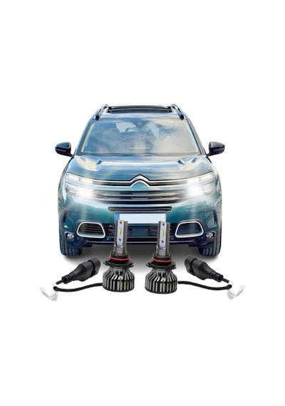 Megamarket06 Cıtroen C5 Uyumlu Aırcross Led Uzun Far Ampulü Photon Zero Hb3