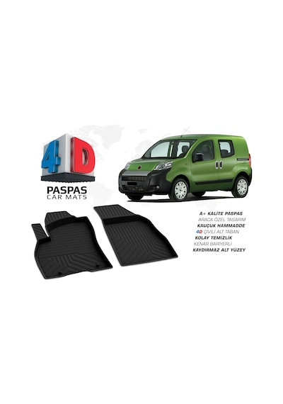 Fiorino Ön Ikili 4D Havuzlu Paspas Omsa 2008 2009 2010 2011 2012