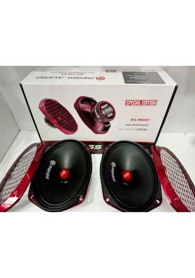 Reiss Oval Midrange Hoparlör - 250w 100RMS Reiss Kayık Midrange