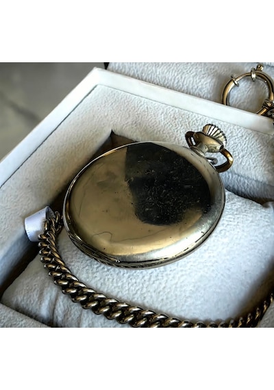 Omega Antika İsviçre Cep Saati 15 Jewels Mekanik Orijinal 1920'ler Koleksiyonluk