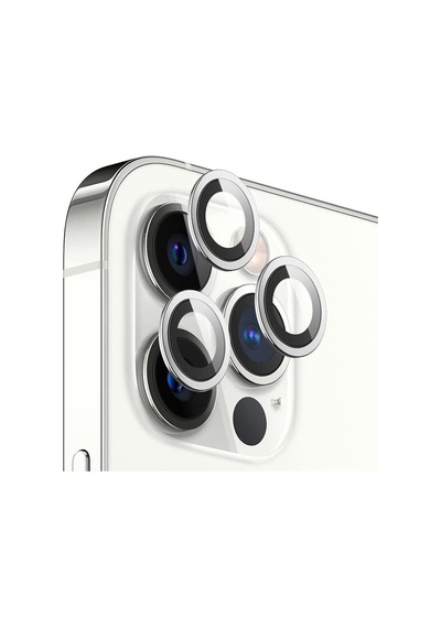 Apple Uyumlu iPhone 14 Pro Mercek Lens Kamera Koruyucu GRİ