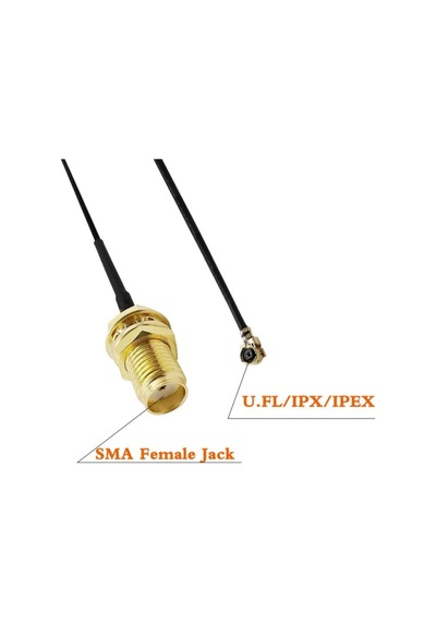 20cm Sma Ipex Female Rf Kablo Jack Ufl U.fl Ipx Coaxial Cable