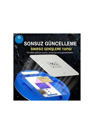Manyetik Levitasyonlu Çip Kalaylama Platformu Standart Set Platform + A8 A15 Şablonları