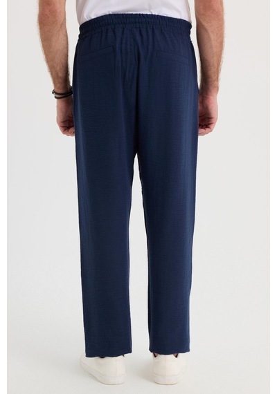 Tudors Erkek Standart Fit Normal Kesim Beli Bağcıklı Geniş Paça Lacivert Pantolon-37579 Lacivert Tudors Erkek Standart Fit Normal Kesim Beli Bağcıklı Geniş Paça Lacivert Pantolon-37579 Lacivert