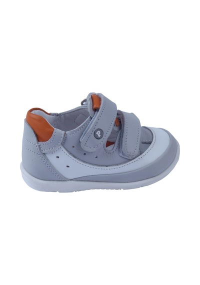 Angelokids Perlina 01105 Deri Ortopedik Destekli Ilk Adım Ayakkabısı 19-21 (416910949) Gri