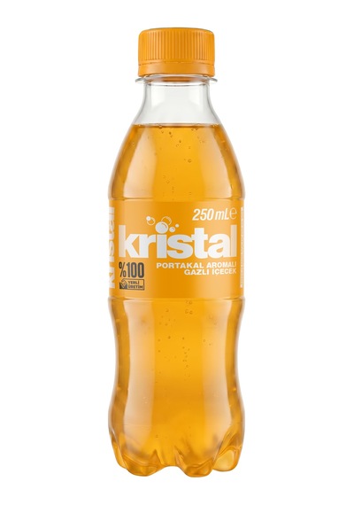 Kristal Portakal Aromalı Gazlı İçecek 250 ml 12'li
