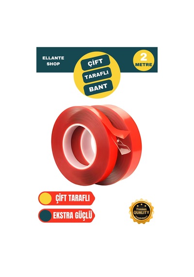 Ekstra Güçlü Çift Taraflı Iz Bırakmaz Şeffaf Çok Amaçlı Tamir Silikon Bant Montaj Bandı 18mm X 2mt Diğer