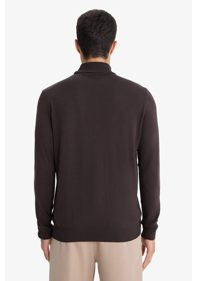 Defacto Regular Fit Balıkçı Yaka Premium Triko Kazak A5282ax25aubn497 Kahve