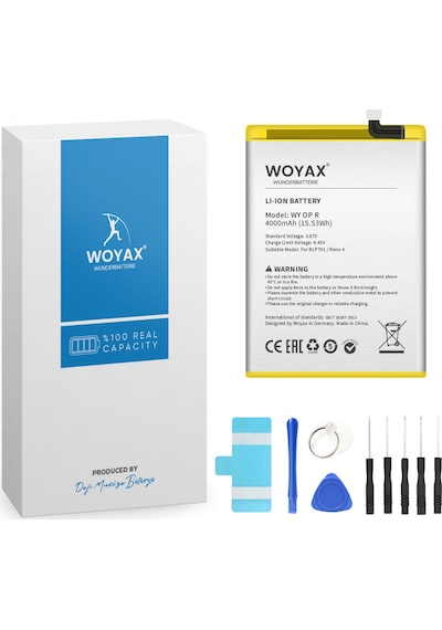 Woyax by Deji Oppo Reno 4 Uyumlu Batarya