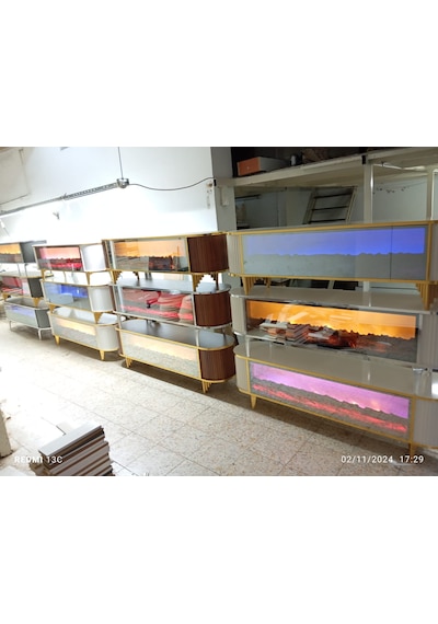 Bluetoothlu Şömineli Tv Ünitesi170x55x38 Açık Ceviz Bluetoothlu Şömineli Tv Ünitesi170x55x38 Açık Ceviz