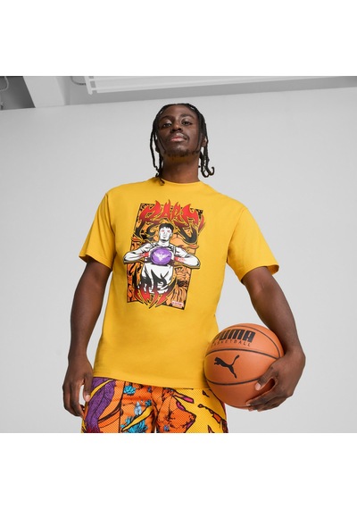 Puma - Melo Phoenıx Basketball Erkek Tişört 630685 02 SARI