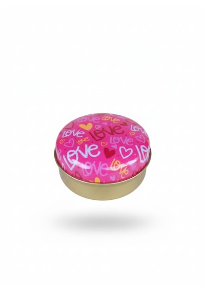 Boho Bloom Gül & Yasemin Kokulu El Yapımı Soya Mumu Happy Blaze Candle Kalpli Pembe