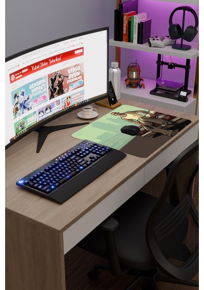 Gta San Andreas Kaymaz Dikişli Kauçuk Oyuncu Mousepad V5 - 48x40 Xl Gaming Mouse Pad Fare Altlığı