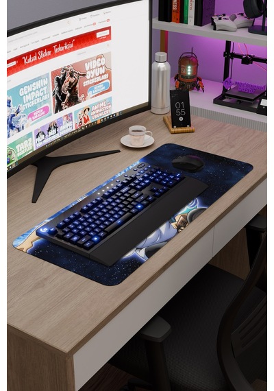 Gintama Anime V4 - 70x30 Xl Gaming Kauçuk Kaymaz Taban Mouse Pad Fare Altlığı
