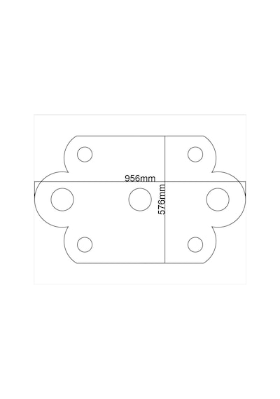 Motifpiyer Tavan Spot Göbek TSG-D-80-56 x 95 CM