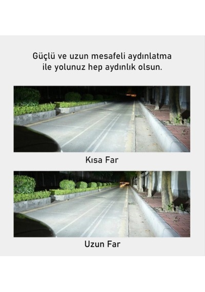 Megamarket06 Photon Duo Hb3 Led Xenon Şimşek Etkili Oto Ampul 9005
