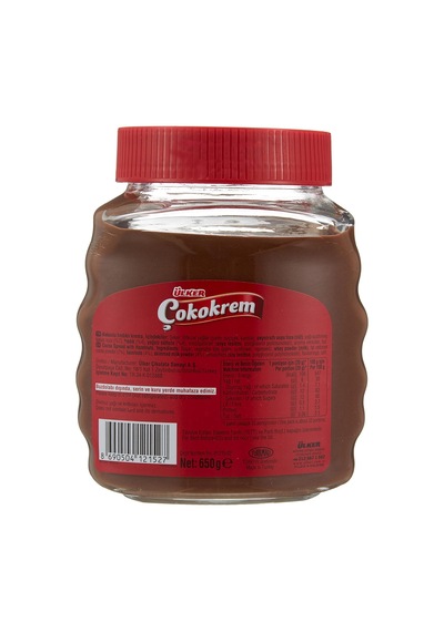 Çokokrem Cam Kavanoz 650g Çok Renkli