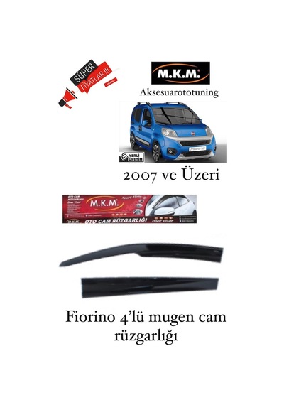 Fiat Fiorıno 2007 Ve Üzeri 4'Lü Mugen Cam Ruzgarlıgı