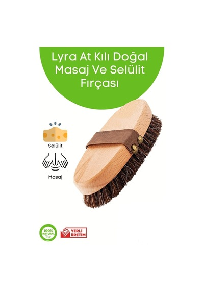 At Kılı Doğal Masaj Ve Selülit Fırçası Boy 15 Cm En 6 Cm Kıl Uzunluğu 2 Cm Karışık