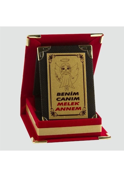 Melek Muratech - 20 Annem Plaketi-kırmızı Çok Renkli