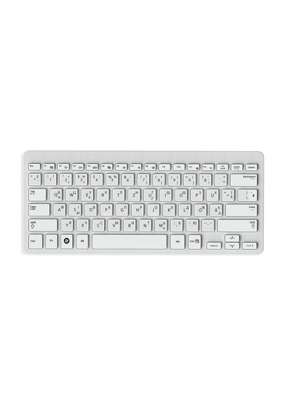 Rusça Klavye Sticker Şeffaf Parlak Kiril Harf Etiketleri Laptop Ve Masaüstü Klavye Siyah