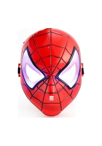 Maske Işıklı Spiderman Örümcek Adam Maskesi Kaliteli Ürün