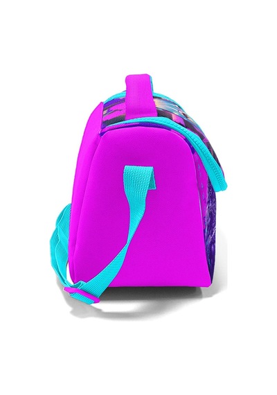 Coral High Kids Mor Pembe Anime Kedi Desenli Thermo Beslenme Çantası 11753