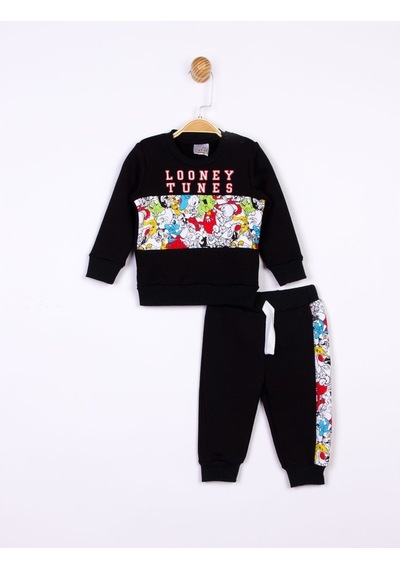 Looney Tunes Erkek Bebek Siyah Lisanslı 2 Li Takım 18503 Siyah