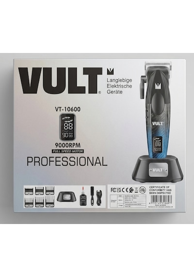 Vult Vt- 10600 Profesyonel Full Speed Tıraş Makinesi Göstergeli 120 Dak